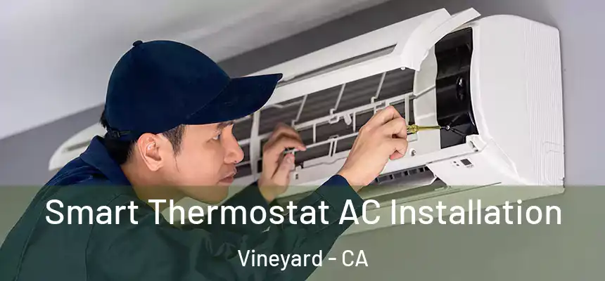  Smart Thermostat AC Installation Vineyard - CA